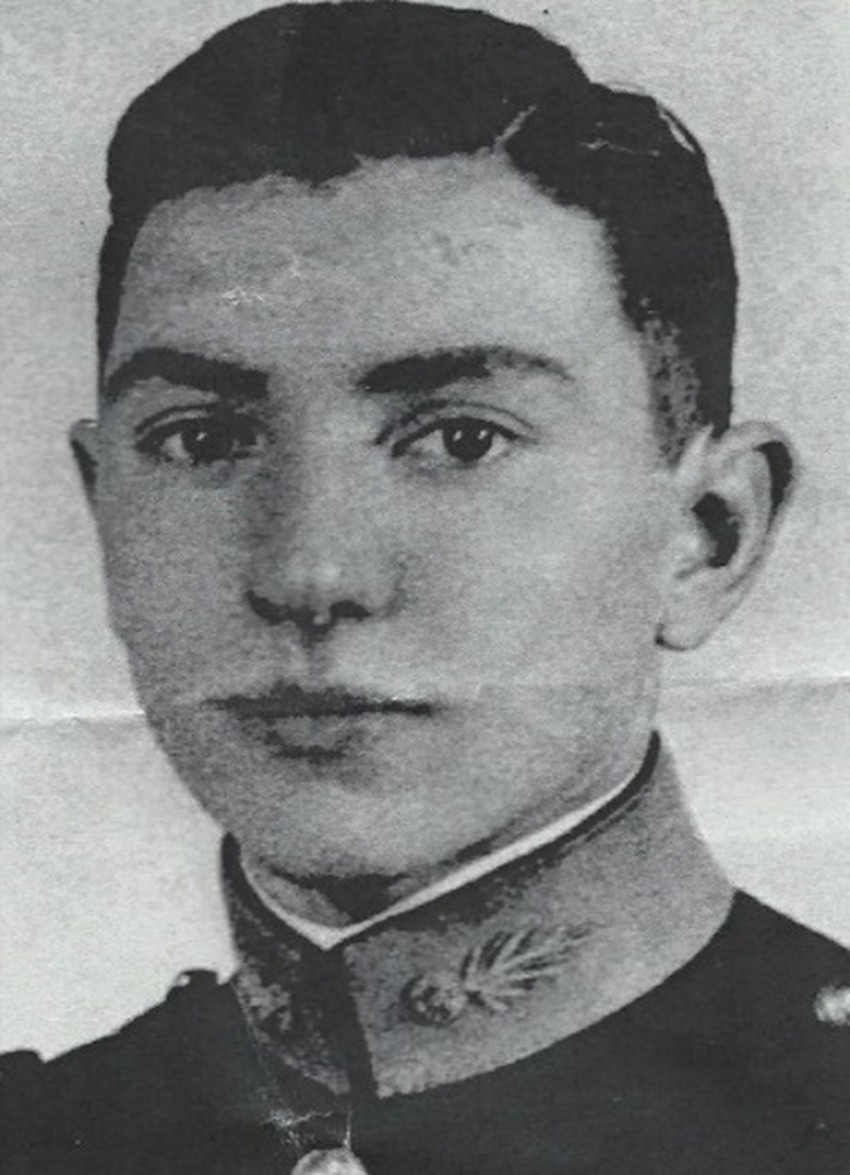 Capitaine Jean Fougère, portrait officiel d'officier
