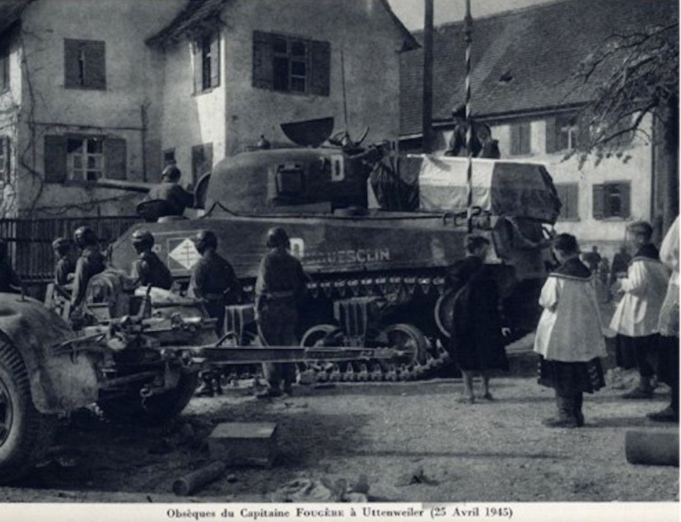Obsèques Jean Fougère 1945